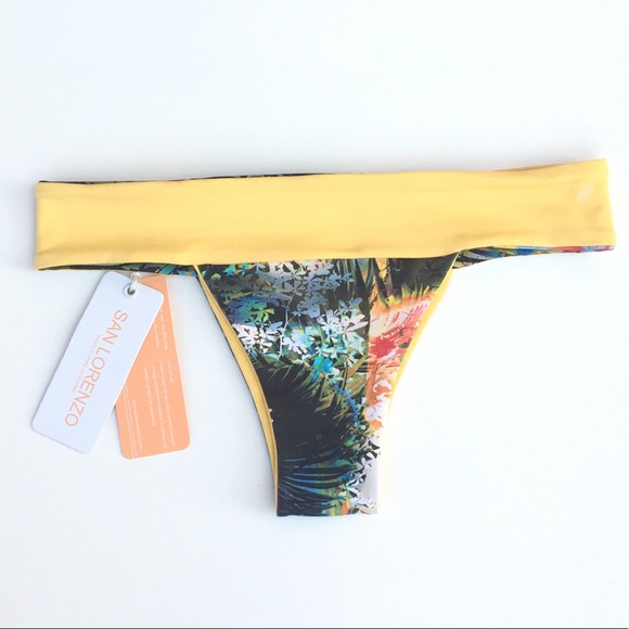 SAN LORENZO Other - SAN LORENZO - reversible bikini bottoms tropical